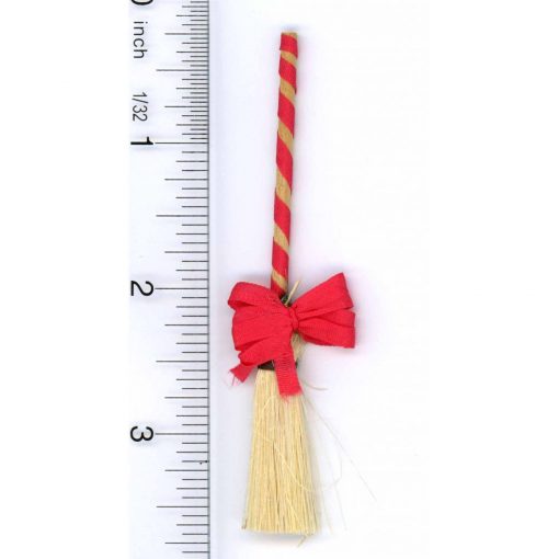 Decorated Broom by Multi Minis MUL3947A