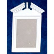 Traditional Mirror in White by Town Square Miniatures t5305
