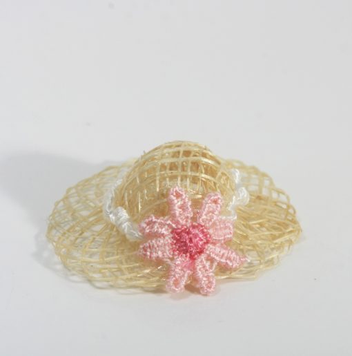 Summer Pink Daisy  Straw Hat