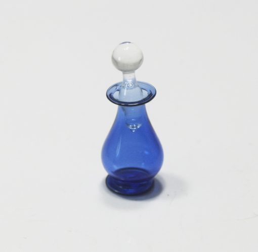 Artisan Philip Grenyer Perfume Bottle in Blue Glass