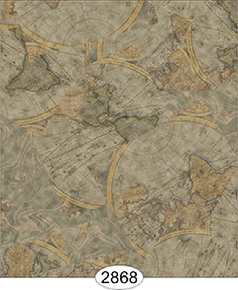 Wallpaper - Vintage Maps - Dark