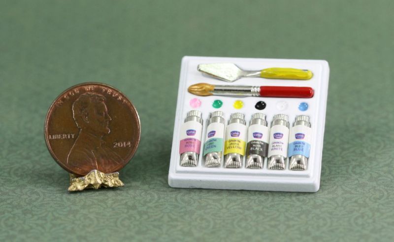 Artist's Paint Set with Tray