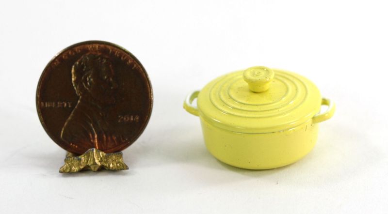 Yellow Pot with Lid