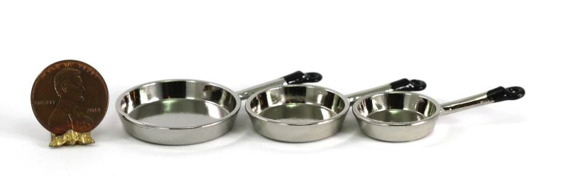 Silver Cookware Pan Set