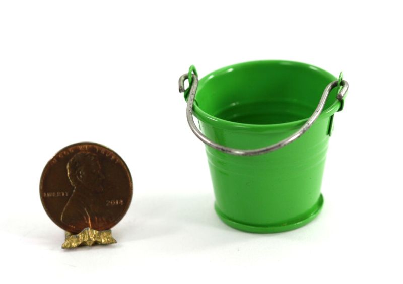 Green Metal Bucket