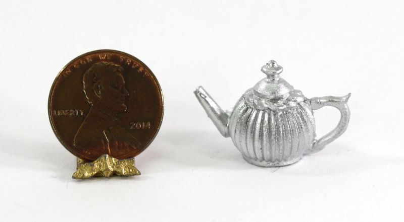 Ornate Silver Tea Kettle