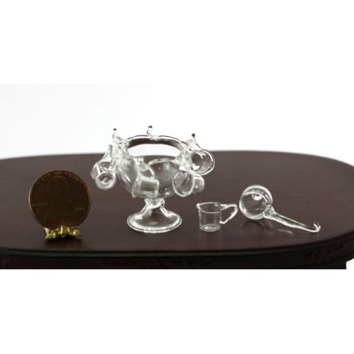 Clear Glass Punch Bowl Set by Bright deLights