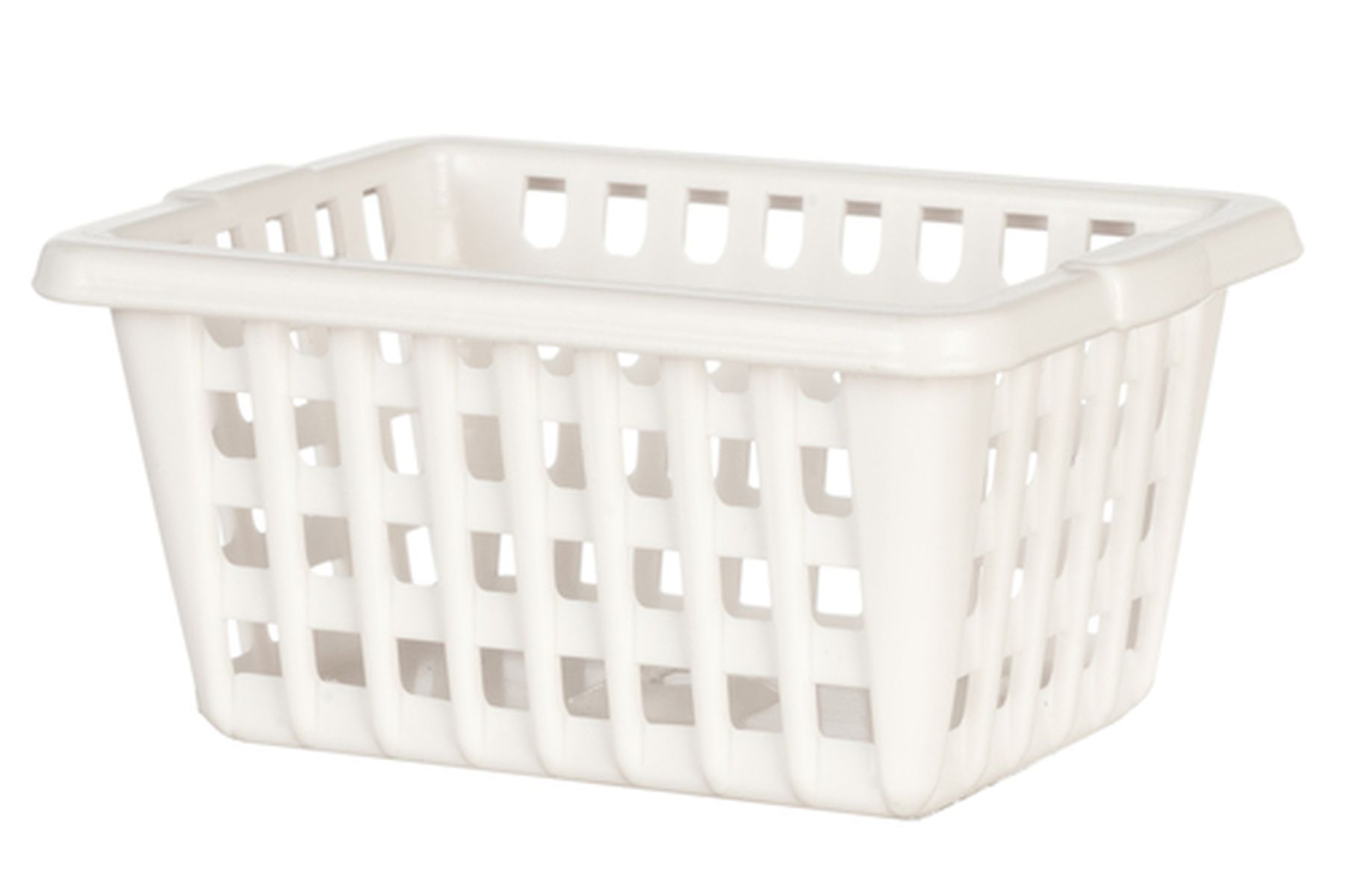 White Laundry Basket by International Miniatures