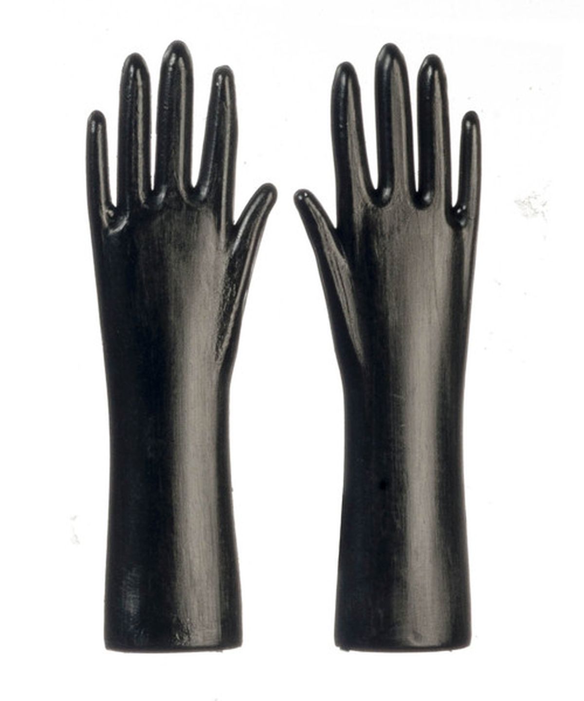 Black Rubber Gloves by International Miniatures
