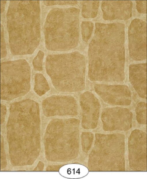 Wallpaper Cobblestone Brown