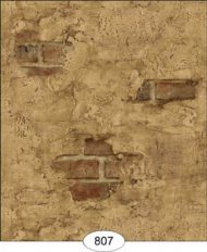 Wallpaper Weathered Brown Plastered Brick