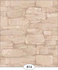 Wallpaper Flat Stone in Tan