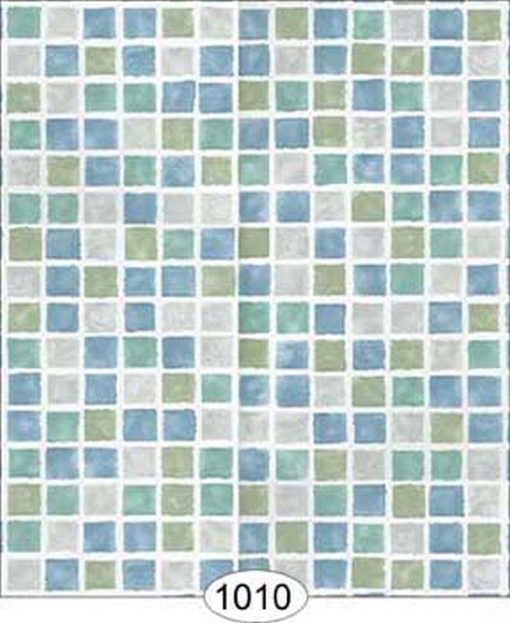 Wallpaper Mosaic Tile Blue