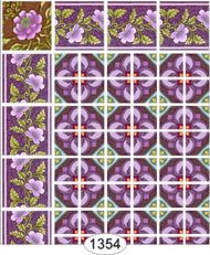 Wallpaper Jewel Tile in Purple