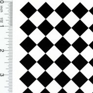 Wallpaper Tile Diamond Black & White (.5 inch)