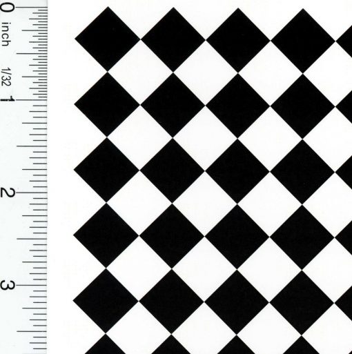 Wallpaper Tile Diamond Black & White (.5 inch)