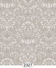 Wallpaper Annabelle Damask Grey Silver