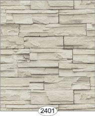 Wallpaper Travertine Blocks Grey