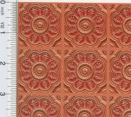 Wallpaper Medallion Panel Autumn Orange