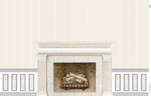 Wallpaper Mural Fireplace