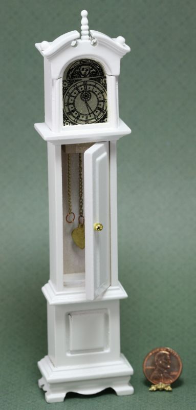 Grandfathers Clock in White