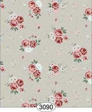Wallpaper Rose Hill Small Floral Red