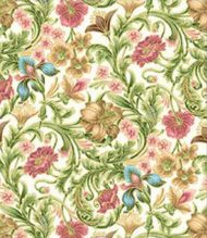 Wallpaper - Floral Tapestry - Pink