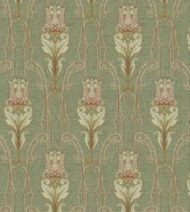 Wallpaper - Tulip Tapestry - Green
