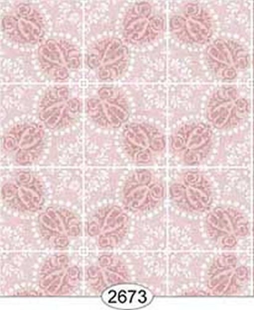 Wallpaper Rose Hill Tile Pink