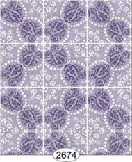 Wallpaper Rose Hill Tile Purple