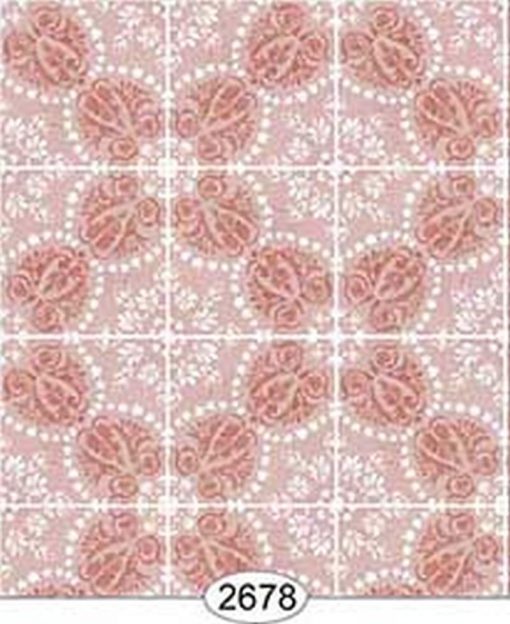 Wallpaper Rose Hill Tile Peach