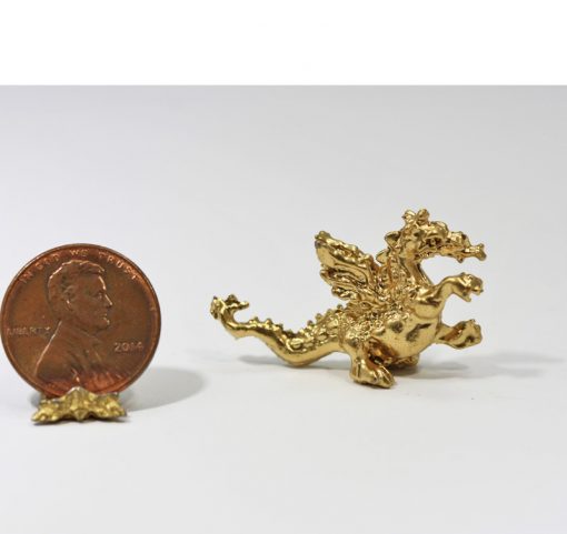 Gold Dragon Statue   