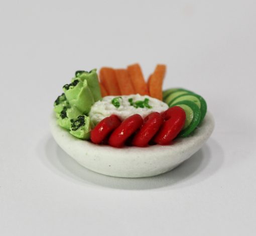 Artisan Plate of Fresh Vegetables with Dip - Image 2