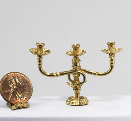 Ornate Gold Candelabra