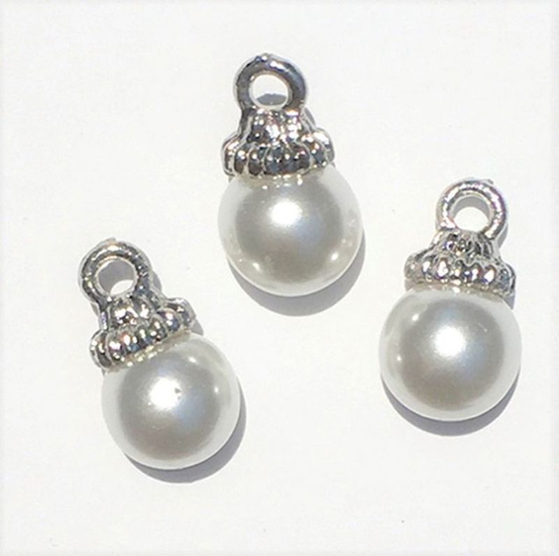White Pearl Ornaments by Creative Little Details