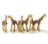 Set of 6 Giraffes by Multi Minis