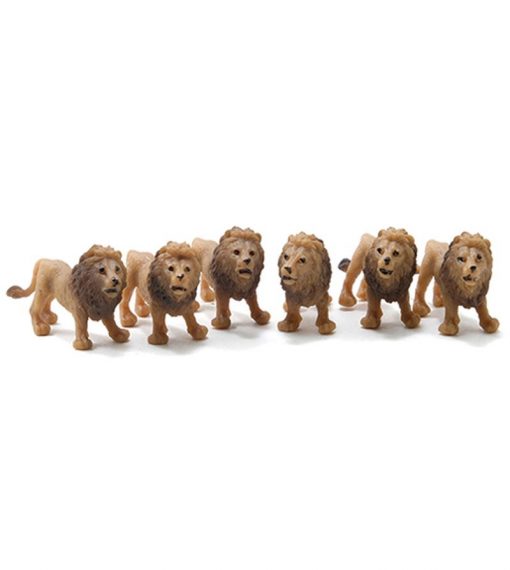 Set of 6 Lions by Multi Minis