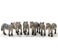 Set of 6 Zebras by Multi Minis