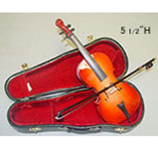 5 Inch Cello with Velvet Lined Case