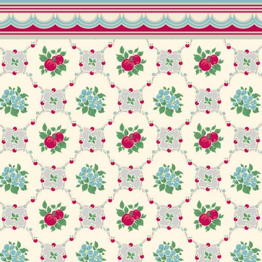 Vintage Apple Betty Wallpaper by Bradbury and Bradbury