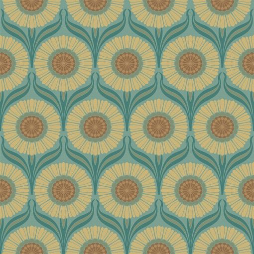 Retro Nouveau Wallpaper by Bradbury and Bradbury