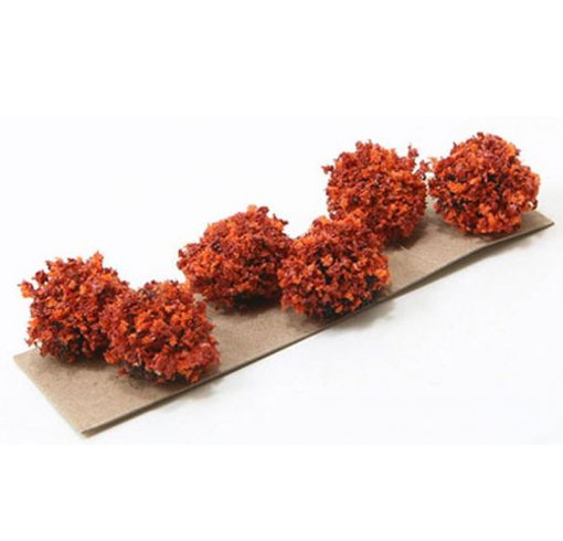 Set of 6 Autumn Border Plants in Burnt Orange by Creative Accents
