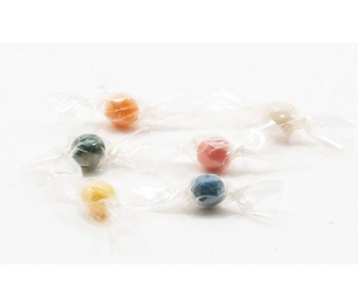 Set of 6 Wrapped Gumball Candies by Handley House