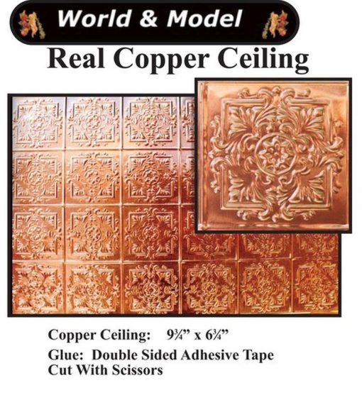 Copper Decorative Ceiling  by World Model