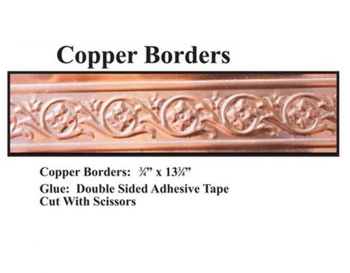 Copper Decorative Border by World Model