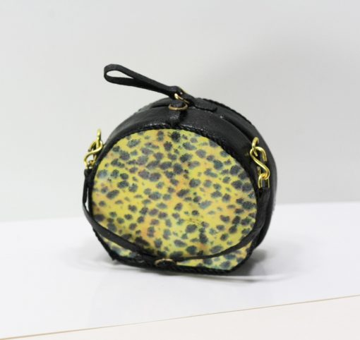 Artisan Animal Print Luggage Hat Box by Sylvia Roundtree 
