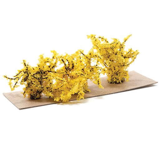 Set of 3 Yellow Forsynthia Bushes by Creative Accents