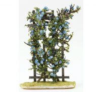 Blue Flowering Vine on a Trellis by Creative Accents