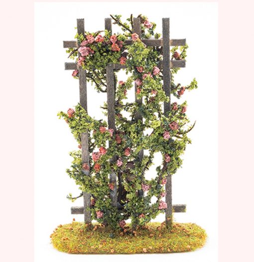 Pink Rose on a Trellis by Creative Accents