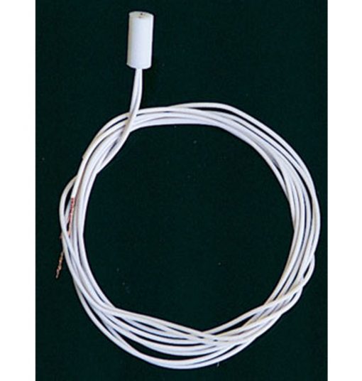 3/16 Inch Candle Socket with 12 Inch White Wire